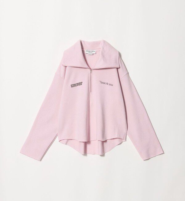 BEAUTY&YOUTH UNITED ARROWS「【別注】＜Americana＞ハーフジップ スウェット プルオーバー」|スウェット・ジャージ|LT.PINK