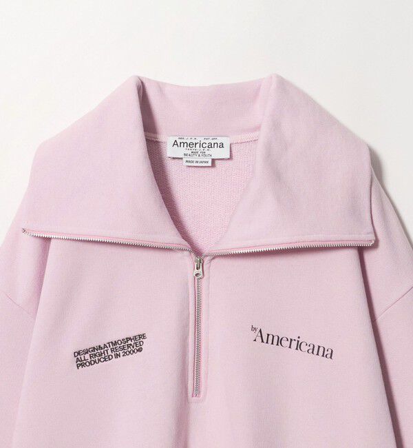 BEAUTY&YOUTH UNITED ARROWS「【別注】＜Americana＞ハーフジップ スウェット プルオーバー」|スウェット・ジャージ|