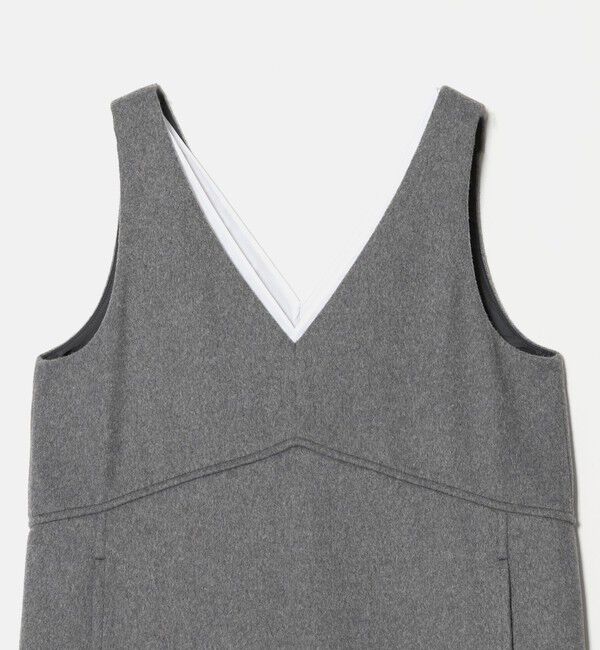 BEAUTY&YOUTH UNITED ARROWS「毛ブレンド ビーバー レイヤード ワンピース」|ワンピース|