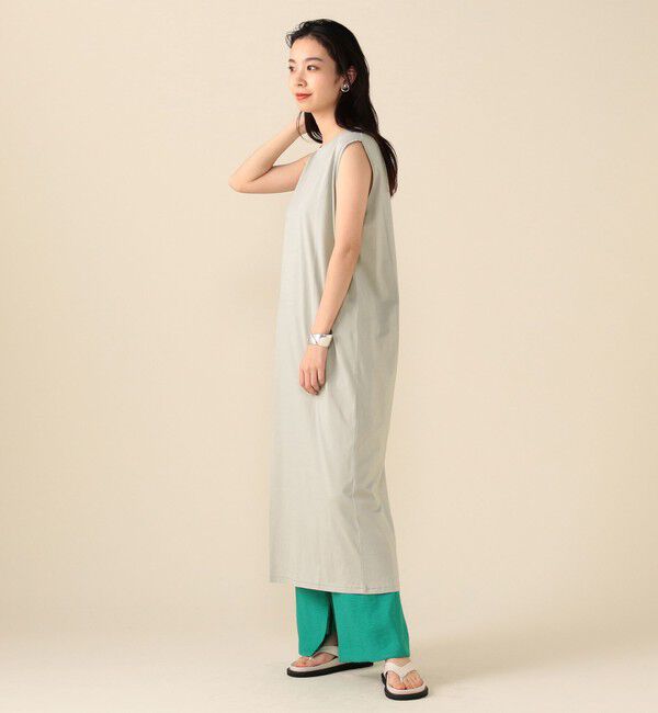 BEAMS SELECTION for WOMEN「ATON / スビン ノースリーブドレス」|ワンピース|