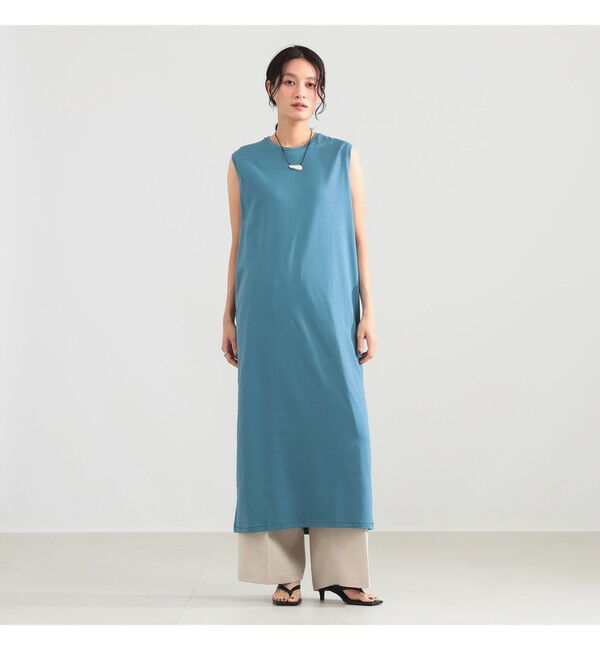 BEAMS SELECTION for WOMEN「ATON / スビン ノースリーブドレス」|ワンピース|