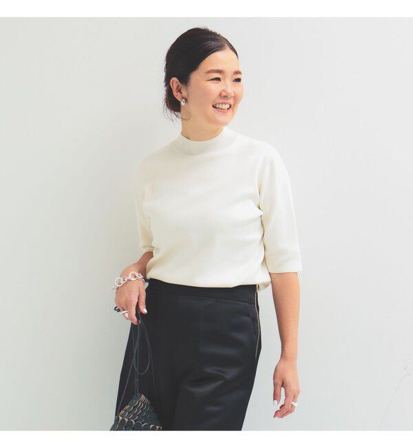 Demi-Luxe BEAMS 「シンプル モックネック ニット .M」|ニット・セーター|