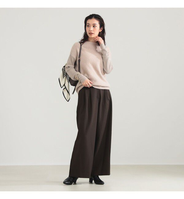 Demi-Luxe BEAMS 「フラッフィー ボートネック ニット」|ニット・セーター|