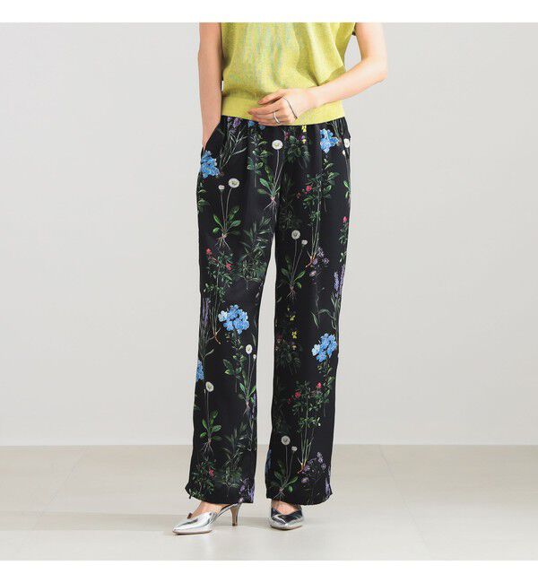BEAMS SELECTION for WOMEN「TICCA / フラワー プリント パンツ」|チノ|