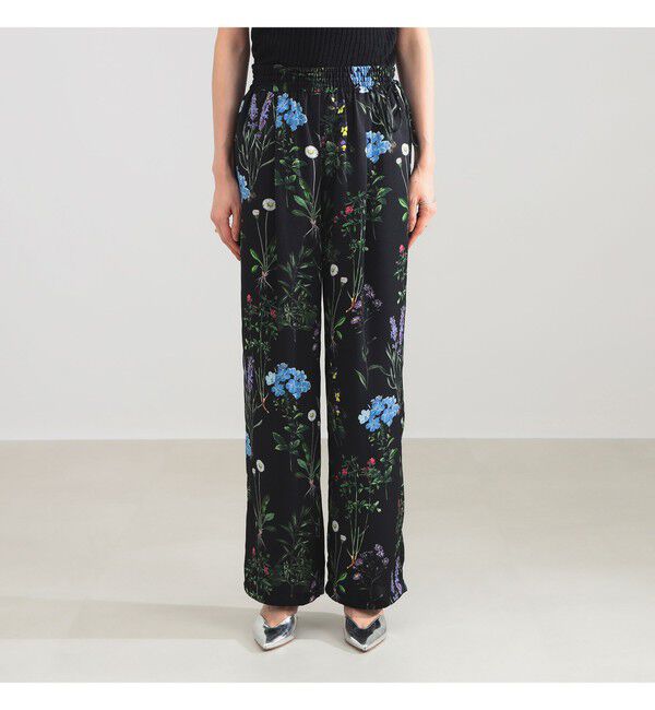 BEAMS SELECTION for WOMEN「TICCA / フラワー プリント パンツ」|チノ|