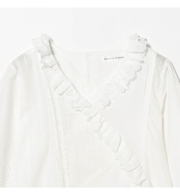 BEAMS SELECTION for WOMEN「【別注】TORI-TO / パッチワーク プルオーバー」|シャツ・ブラウス|