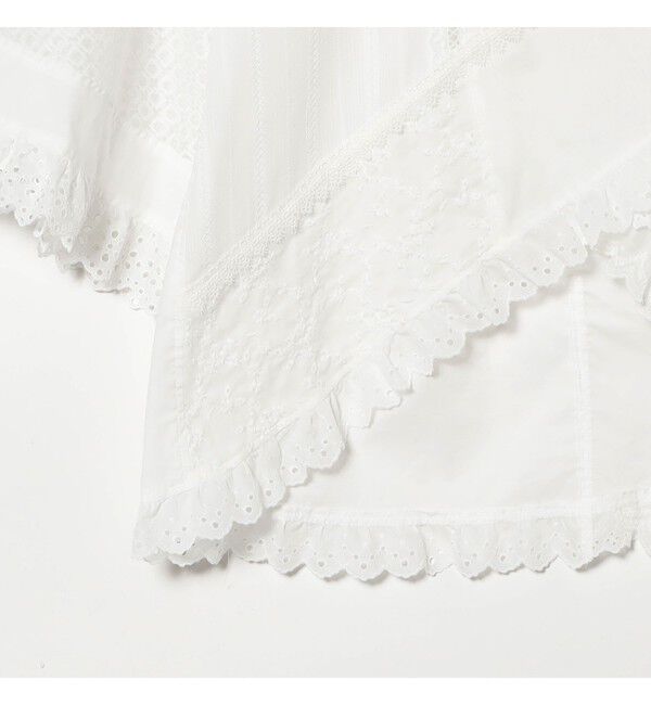 BEAMS SELECTION for WOMEN「【別注】TORI-TO / パッチワーク プルオーバー」|シャツ・ブラウス|