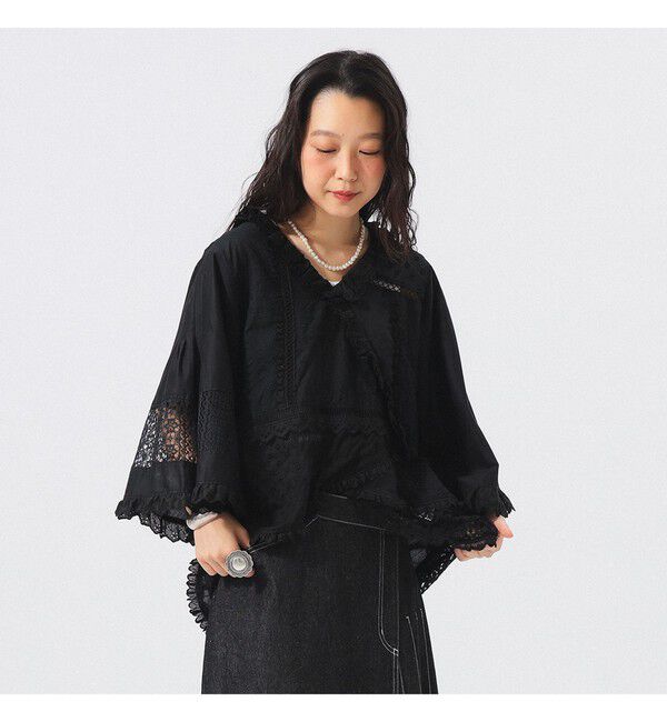 BEAMS SELECTION for WOMEN「【別注】TORI-TO / パッチワーク プルオーバー」|シャツ・ブラウス|