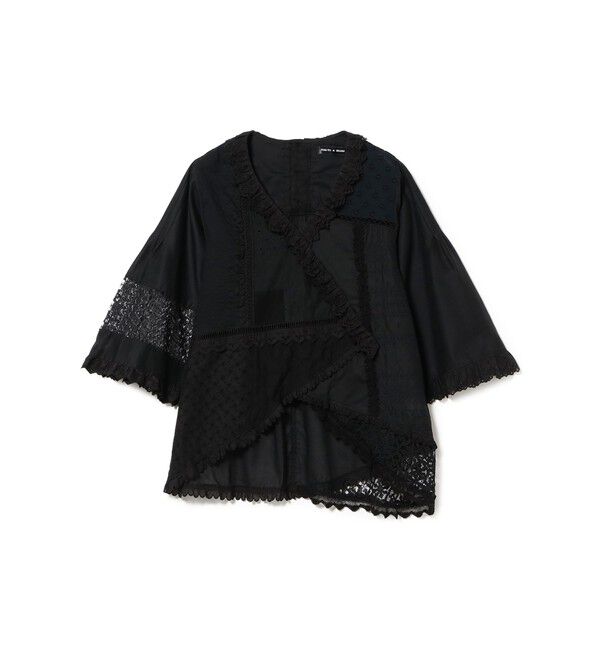 BEAMS SELECTION for WOMEN「【別注】TORI-TO / パッチワーク プルオーバー」|シャツ・ブラウス|