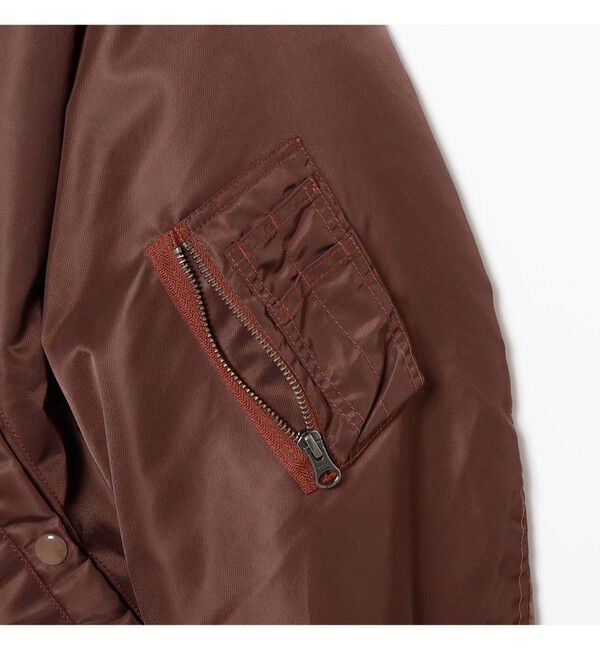 BEAMS「リラックスフィット THERMOLITE(R) MA-1 （撥水）」|ブルゾン・スタジャン|