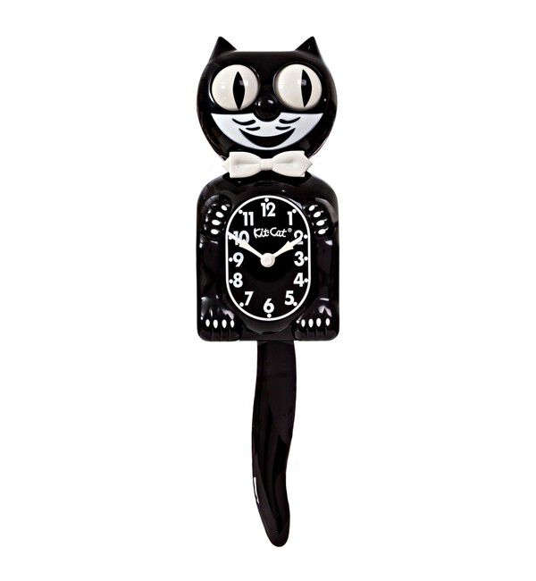 bPr BEAMS「California Clock / Kit-Cat Klock ブラック」|クロック・置時計|