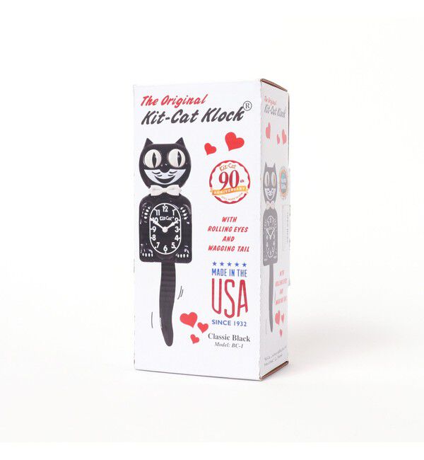 bPr BEAMS「California Clock / Kit-Cat Klock ブラック」|クロック・置時計|
