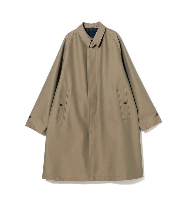 BEAMS PLUS「Balmacaan Coat T/C Gabardine」|ダッフルコート|