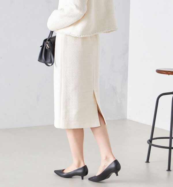 SHIPS for women「〈セレモニー対応可〉スラブ ツイード タイト スカート  24SS（セットアップ対応）◇」|スカート|