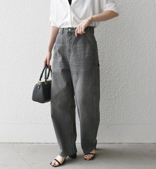 SHIPS any「〈洗濯機可能〉コクーンペインター デニムパンツ［SHIPS any DENIM］」|デニム|