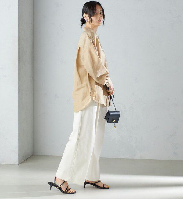 SHIPS for women「〈手洗い可能〉IMPERIAL LINEN オーバー シャツ」|シャツ・ブラウス|