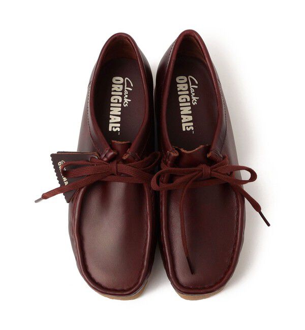 SHIPS any「CLARKS: レザー ワラビー 24FW」|モカシン|