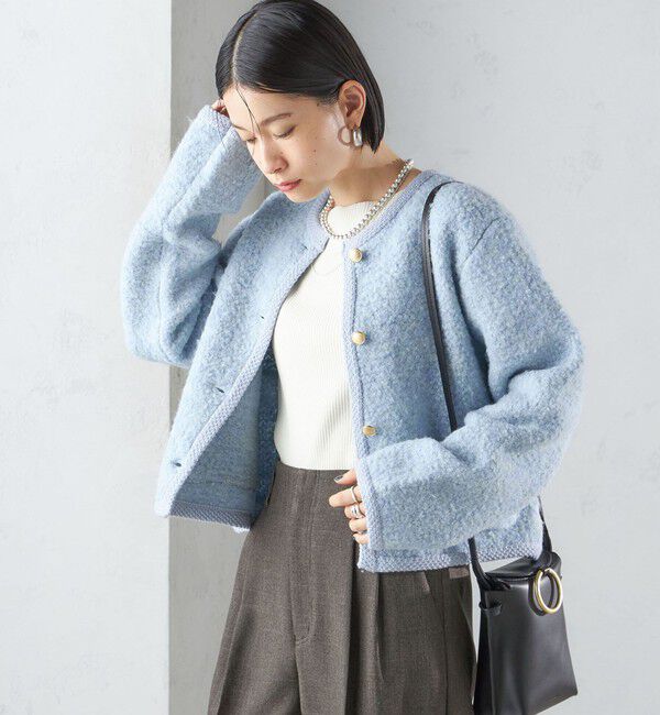 SHIPS for women「〈手洗い可能〉メタル釦 パイル ジャケット」|その他|