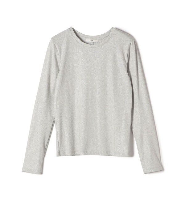 SHIPS for women「〈洗濯機可能〉シャイニー ストレッチ クルーネック カットソー」|Tシャツ・カットソー|