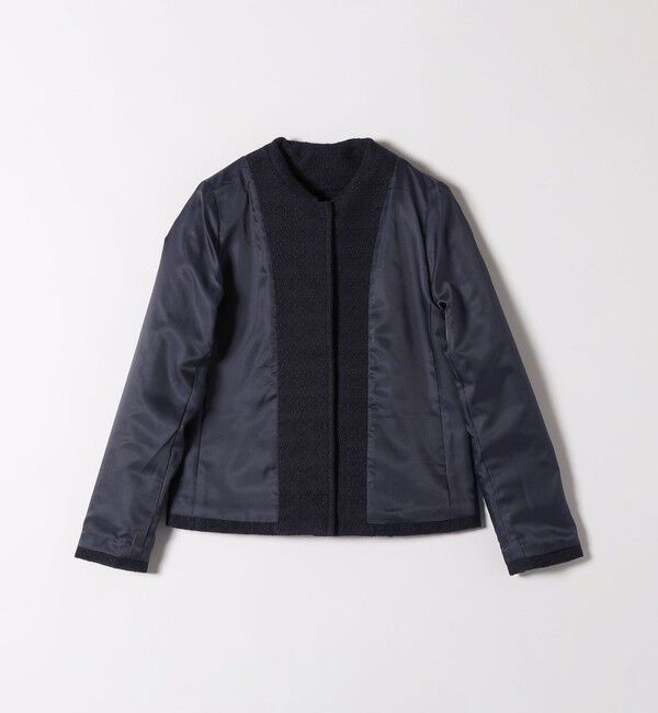 SHIPS any「SHIPS any: ツイード シングル ポケット ジャケット［NAVY BLUE］」|その他|