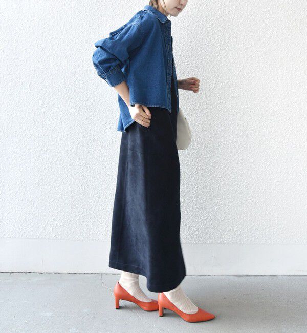 SHIPS for women「ポリエステルスエード 2WAY ワンピース」|ワンピース|