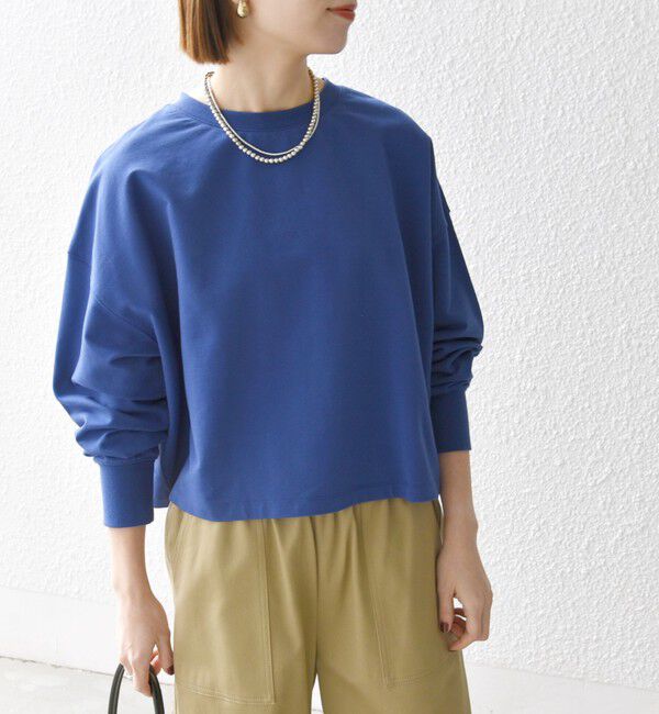 SHIPS any「〈洗濯機可能〉インレイ ロングスリーブ コンパクト プルオーバー」|Tシャツ・カットソー|