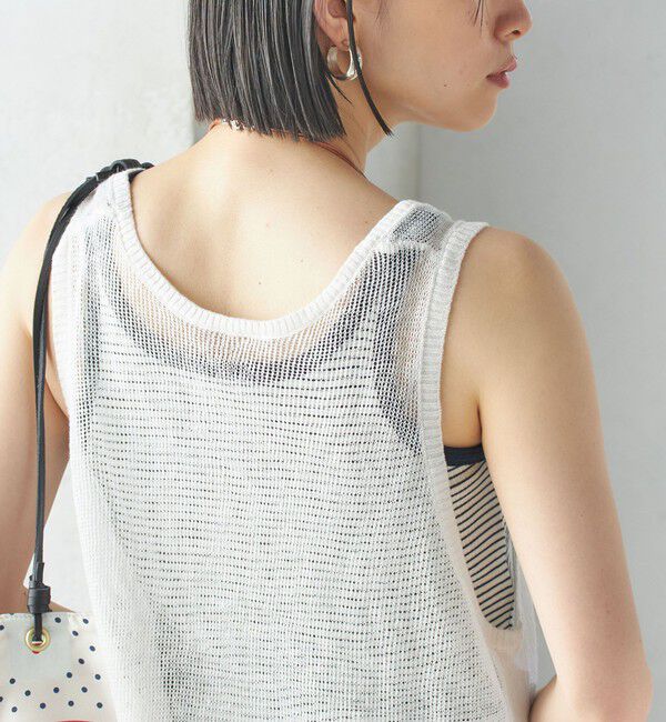 SHIPS for women「【SHIPS別注】〈洗濯機可能〉miller:タンクトップ」|タンクトップ|