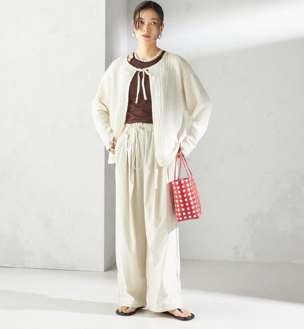 SHIPS for women「maroba:〈手洗い可能〉2WAY ラッシュ カーディガン」|その他|