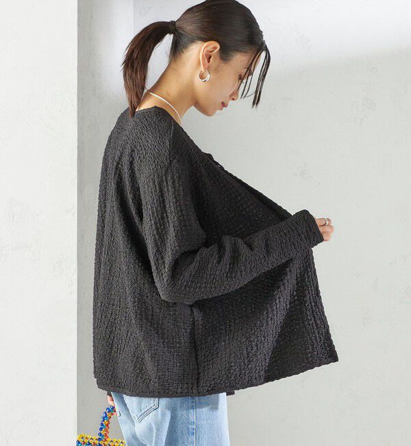 SHIPS for women「maroba:〈手洗い可能〉2WAY ラッシュ カーディガン」|その他|