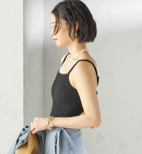 SHIPS for women「maroba:＜手洗い可能＞バック リボン ワンピース スイム ウェア」|その他|