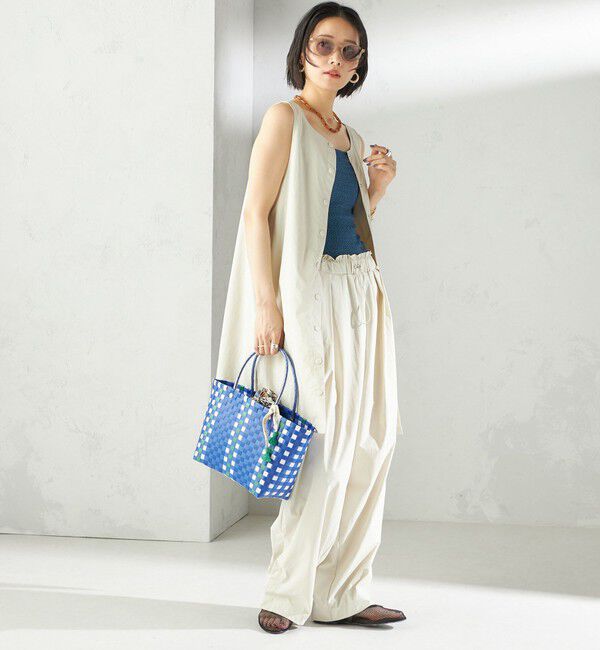 SHIPS for women「maroba:＜手洗い可能＞バック リボン ワンピース スイム ウェア」|その他|