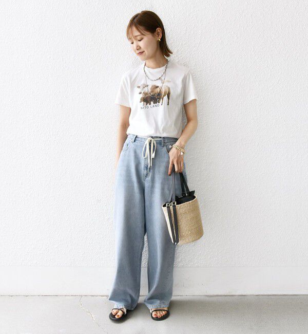 SHIPS for women「【SHIPS別注】ACASAM: フォト TEE」|Tシャツ・カットソー|