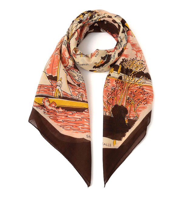 SHIPS for women「BINDU: スカーフ 100&times;100 25AW」|ストール|