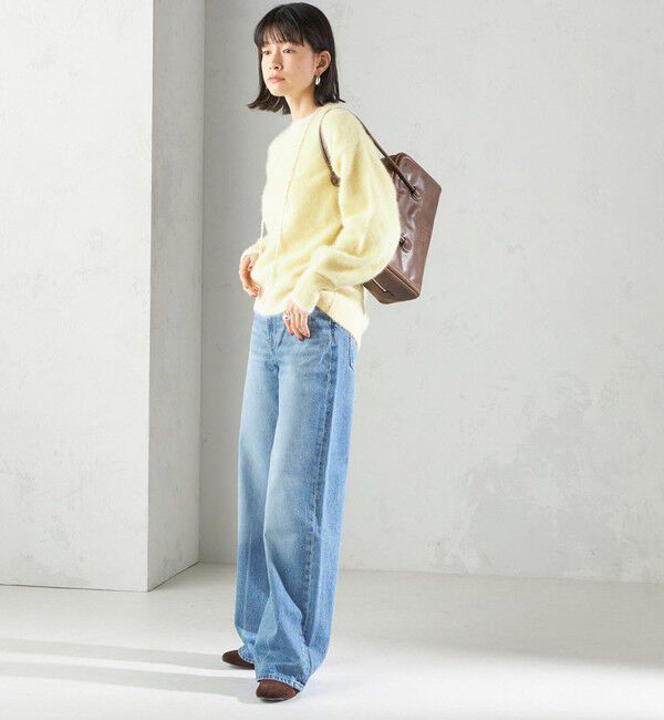 SHIPS for women「Levi&rsquo;s:RIBCAGE WIDE LEG」|デニム|