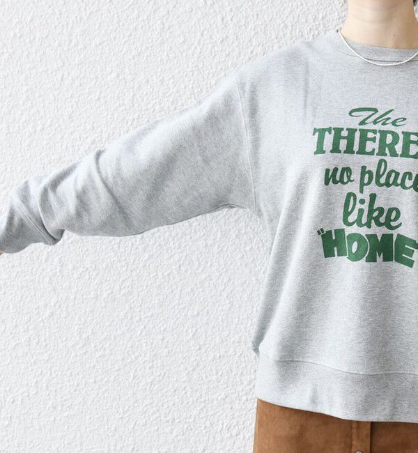 SHIPS any「【SHIPS any別注】THE KNiTS:〈洗濯機可能〉ロゴ プリント スウェット」|Tシャツ・カットソー|