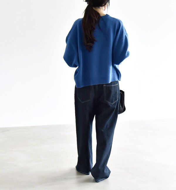 quaranciel「《一部追加予約》〈手洗い可能〉AQUA カシミヤ ミックス ドルマン ニット」|ニット・セーター|