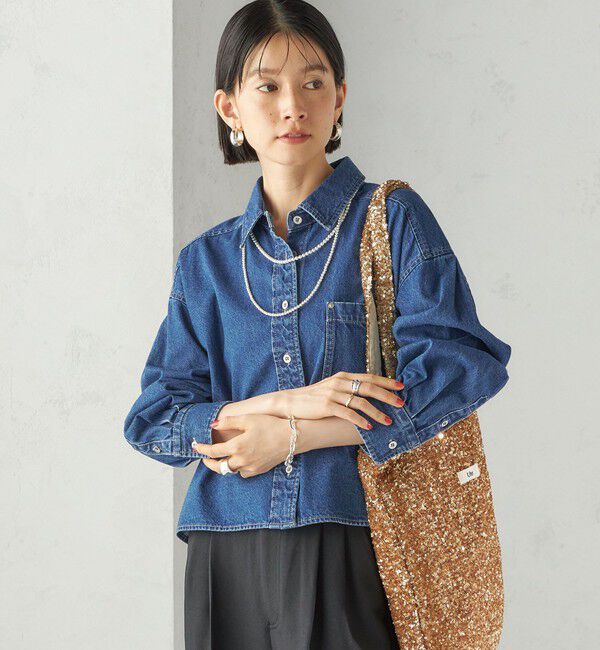 SHIPS for women「【一部SHIPS別注】Uhr: スパンコール トート バッグ」|トートバッグ|