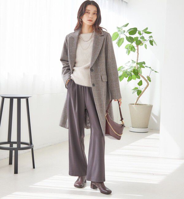 SHIPS for women「〈手洗い可能〉フォックス クルーネック ニット プルオーバー」|ニット・セーター|
