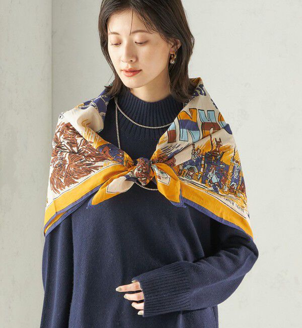 SHIPS for women「BINDU: スカーフ 100&times;100」|バンダナ・スカーフ|