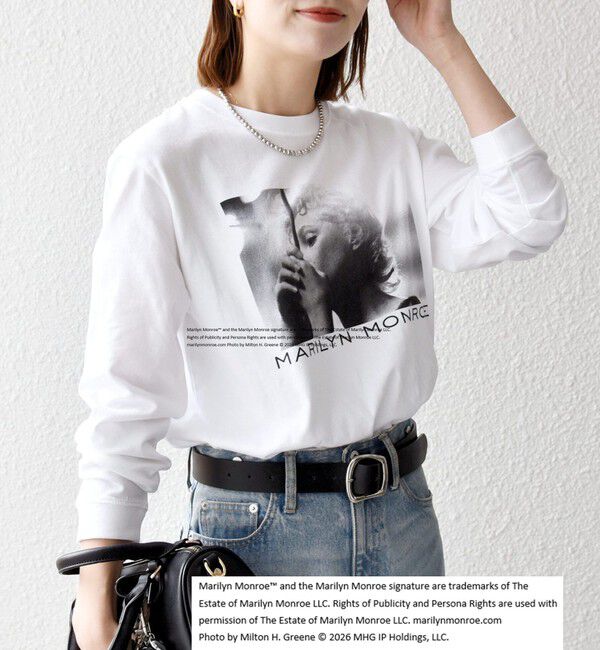 SHIPS any「GOOD ROCK SPEED:〈洗濯機可能〉MARILYN MONROE フォト プリント ロンTEE 26SS」|Tシャツ・カットソー|
