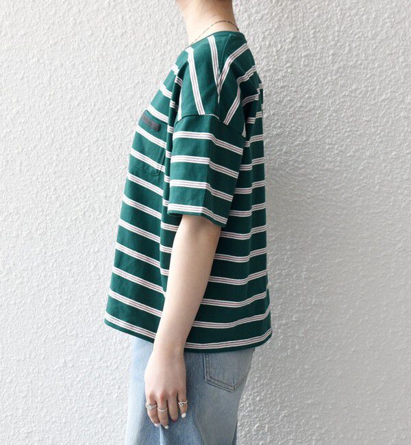 SHIPS any「SHIPS any:〈洗濯機可能〉マルチボーダー ワイド TEE」|Tシャツ・カットソー|