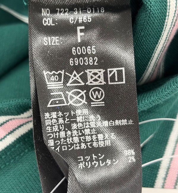 SHIPS any「SHIPS any:〈洗濯機可能〉マルチボーダー ワイド TEE」|Tシャツ・カットソー|
