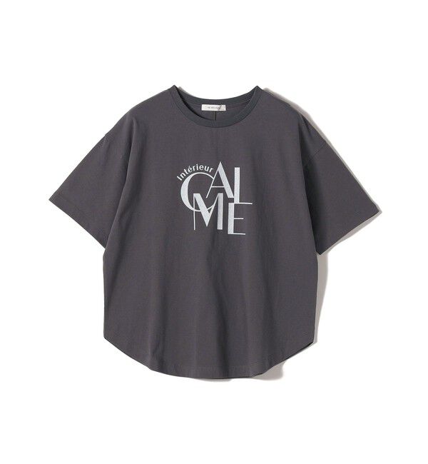 SHIPS for women「【SHIPS別注】81BRANCA: 5分袖 ロゴ TEE」|Tシャツ・カットソー|