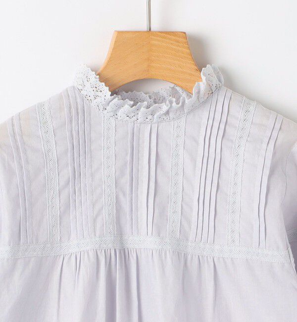 SHIPS KIDS「80～90cm / ピンタック レース ブラウス」|シャツ・ブラウス|