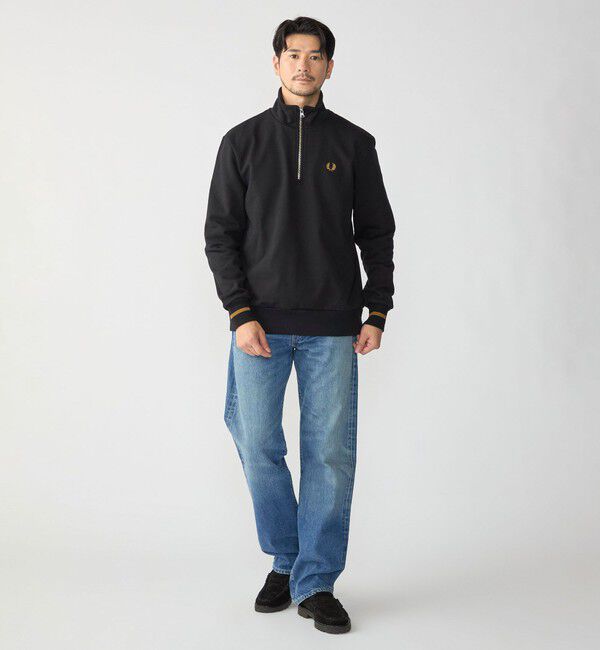 SHIPS「【SHIPS別注】FRED PERRY: ハーフジップ スウェット」|スウェット・ジャージ|