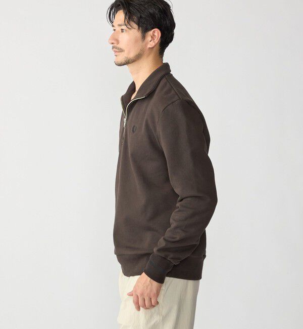 SHIPS「【SHIPS別注】FRED PERRY: ハーフジップ スウェット」|スウェット・ジャージ|