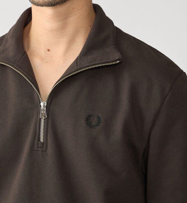SHIPS「【SHIPS別注】FRED PERRY: ハーフジップ スウェット」|スウェット・ジャージ|