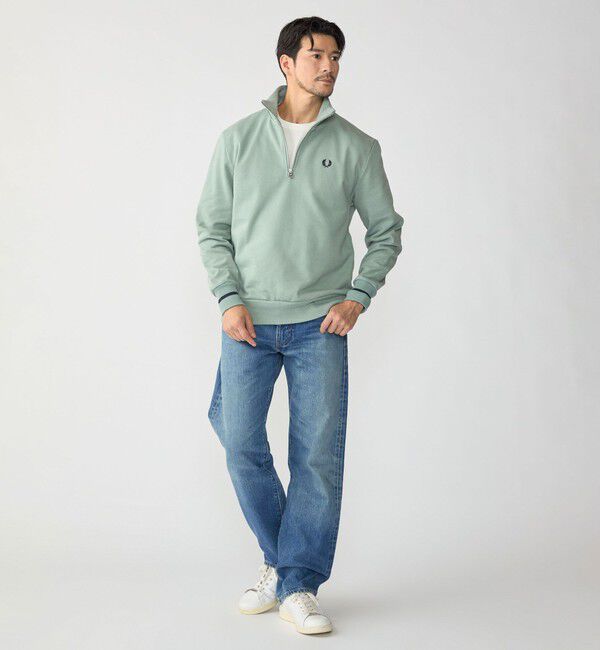 SHIPS「【SHIPS別注】FRED PERRY: ハーフジップ スウェット」|スウェット・ジャージ|