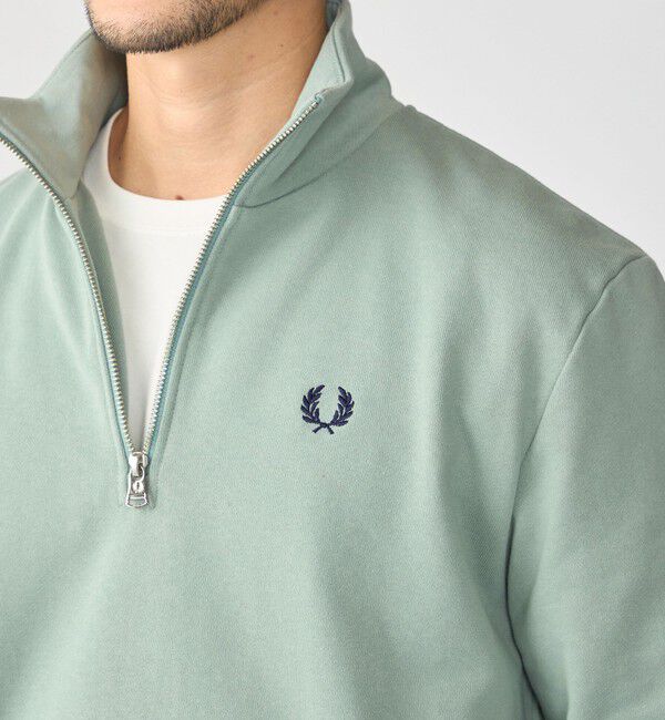 SHIPS「【SHIPS別注】FRED PERRY: ハーフジップ スウェット」|スウェット・ジャージ|