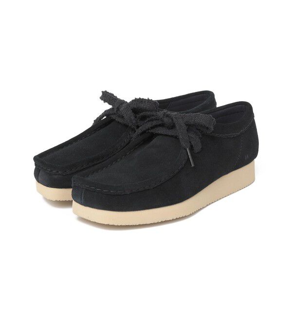 SHIPS any「Clarks: ワラビー ライト」|モカシン|ブラック